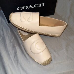 Coach Women's Cream Espadrilles